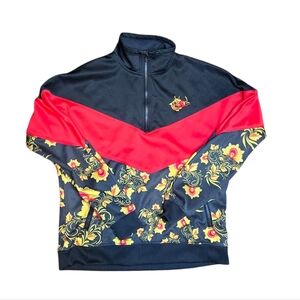 Nike Khokhloma Half-Zip Pullover Sweatshirt Size S retro-meets-folk aesthetic